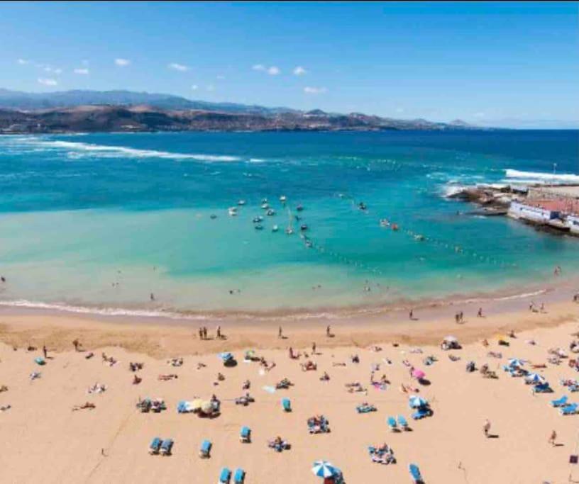 2 Bedrooms Flat 50 Mts Away From Las Canteras Beach Las Palmas de Gran Canaria Ngoại thất bức ảnh